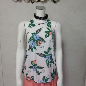 Hibiscus Floral Tank Top